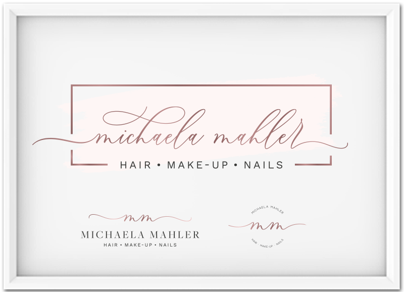Hair, MakeUp und Nails - Michaela Mahler - 2021: Logodesign